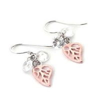 叶之恋语 品味安芮儿925镀18K玫瑰金耳坠的精致美学